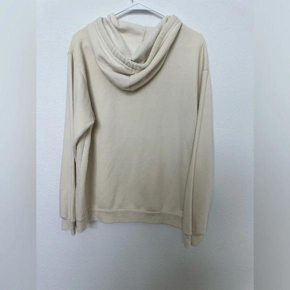 Disney Winnie the Pooh Ivory Hoodie, Embroidered Flowers, XXL - Picture 8 of 9